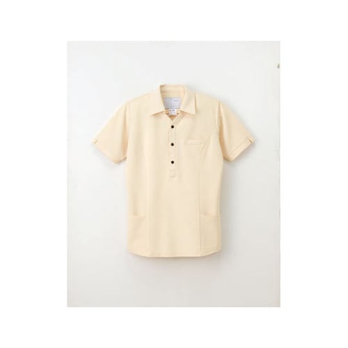 ニットシャツ クリーム S