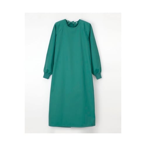 手術ガウン(左ひも止め式) グリーン LL