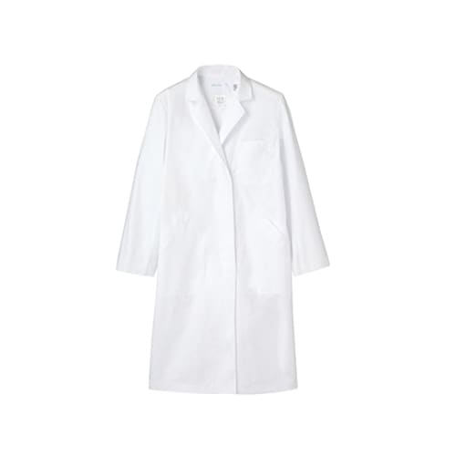 診察衣 レディス 長袖S 白 51−101 S