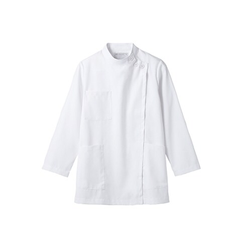 ケーシー レディス 長袖 白 72−351 LL