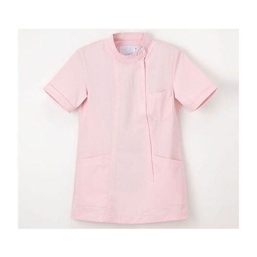 看護上衣半袖 ピンク L