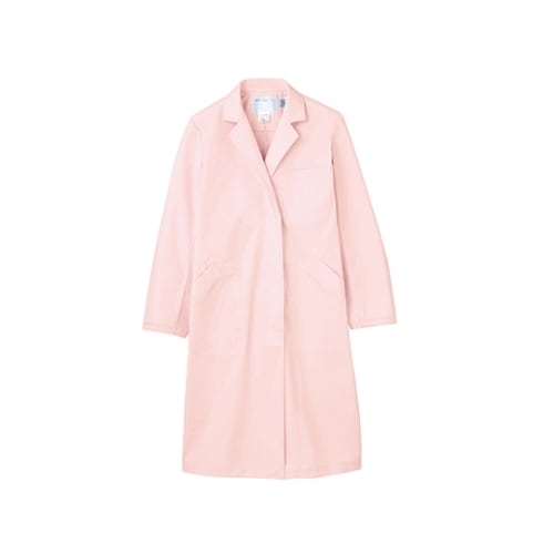 診察衣レディス 長袖S ピンク 51−105 3L