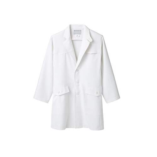 診察衣 メンズ 長袖S 白 71−831 M