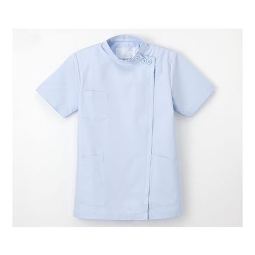 女子横掛半袖 ブルー LL