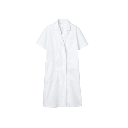 診察衣 レディス 半袖W 白 51−012 3L
