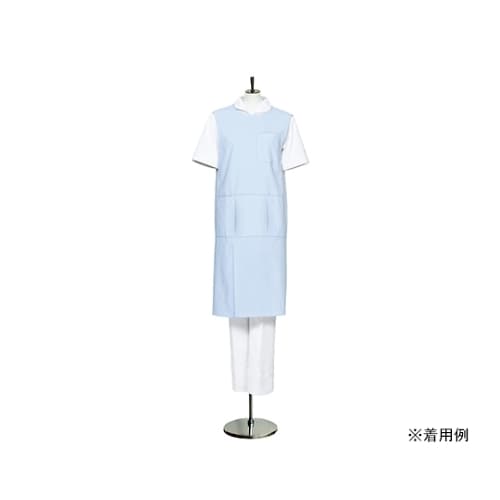 74−535 予防衣 ノースリーブ サックス M