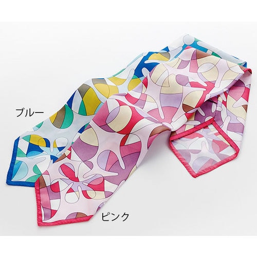 スカーフ ブルー