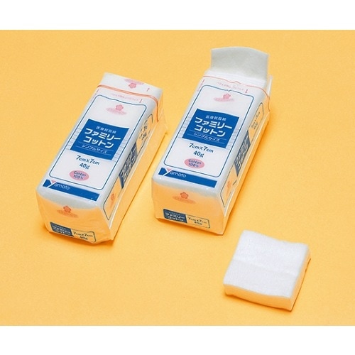 ファミリーコットン 7cm×7cm 40g