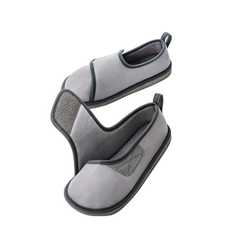 転倒予防シューズ(つま先付き) グレー S