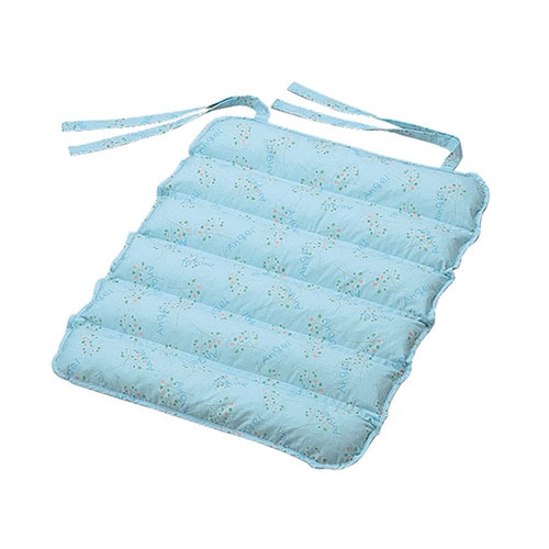 通気ビーズクッション(車いす用) ブルー 座布団