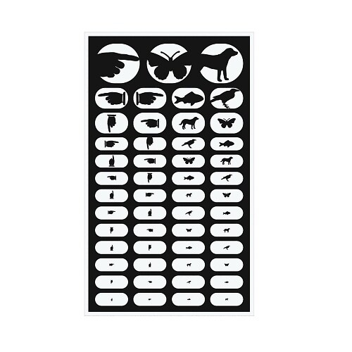 電光投影式視力検査器 脚立式 幼児用 5m用