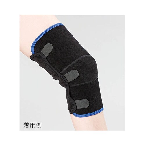 膝固定用ベルト コイルボーン付 1枚 M ブラック