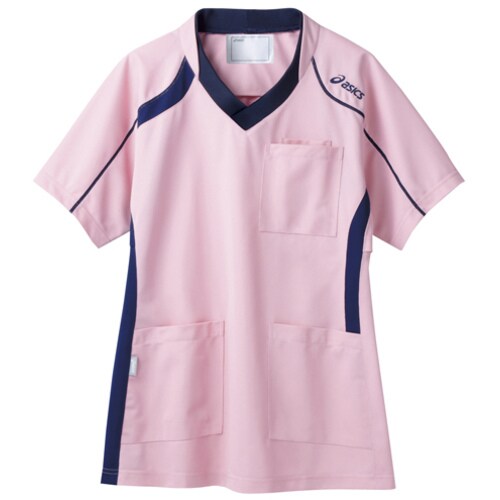 ジャケット男女兼用ピンク×ネイビー L