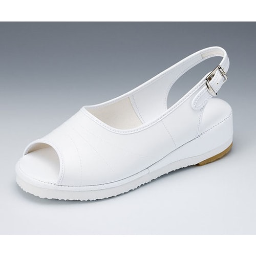 レザープラットサンダル 23.5cM M 8