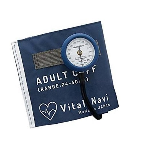 バイタルナビ血圧計 ラテックスF ネイビーブルー
