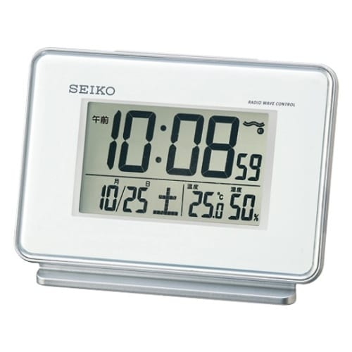 SQ767W 置時計 (電波時計)