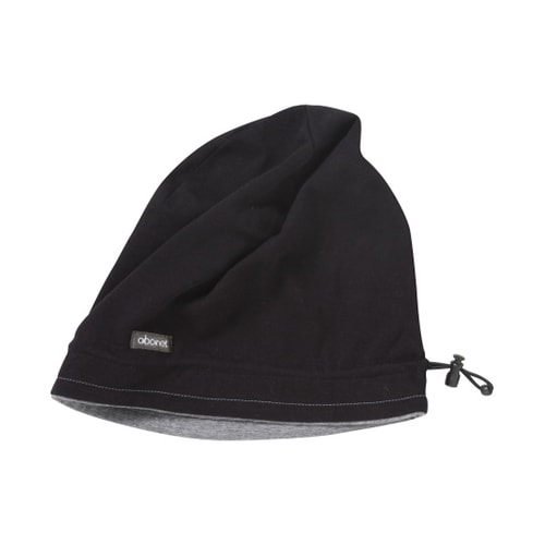 2058アボネットソフトキャップ5黒×灰