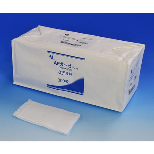APガーゼ No.34 8折3号300枚