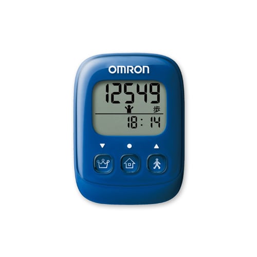オムロン歩数計 ブルー