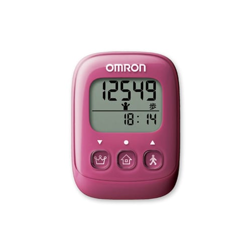 オムロン歩数計 ピンク