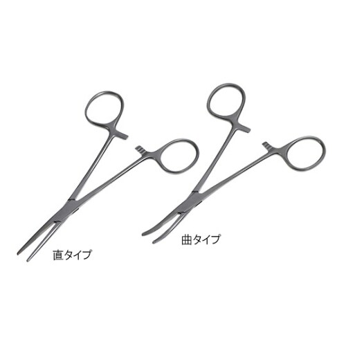 ペアン止血鉗子 14.5cm 曲
