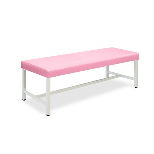 スチールベッド 長さ170×高さ50cm ピンク