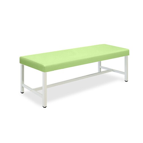 スチールベッド 長170×高50cmライムグリーン