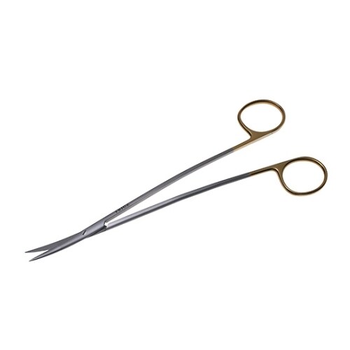 B024−020F 剪刀20cm 曲両尖