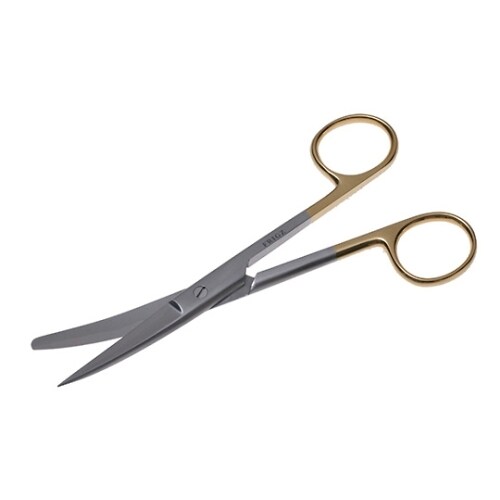 T/C外科剪刀 14.5cm 曲 片尖