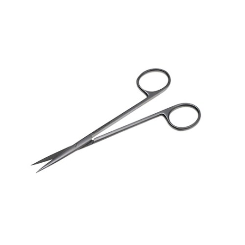 メッツェンバーム剪刀 14.5cm 曲 両尖