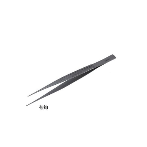 先端極細ピンセット 15cm 有鈎 0.8mm幅
