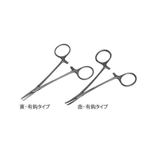 モスキート止血鉗子 12.5cm 曲有鈎