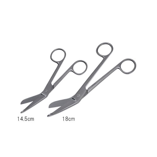 リスター剪刀(包帯剪刀) 18cm パキスタン製