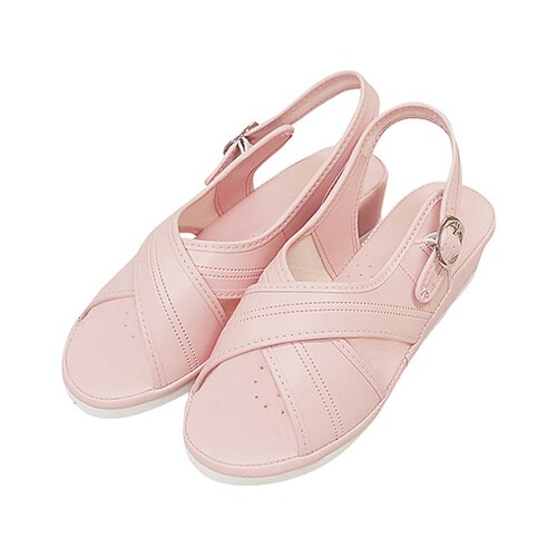 クロスサンダル ピンク LL