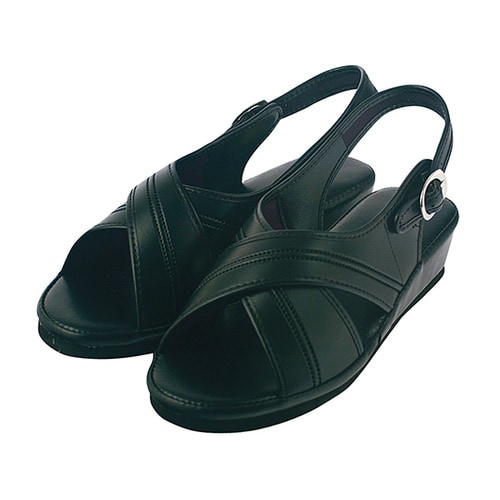 クロスサンダル ブラック LL