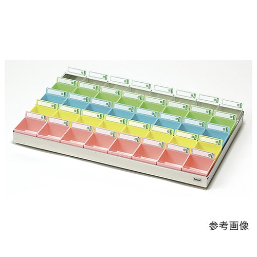 投薬トレー(ハンガー無)40駒(クリア駒)