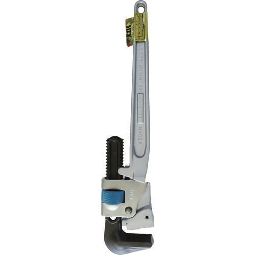 ブルーアルミパイプレンチ白管被覆管兼用350mm