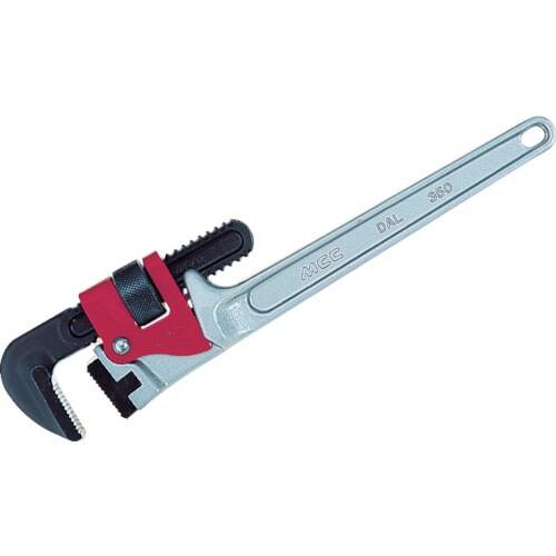 パイプレンチアルミ白・エンビ被覆管用DA350