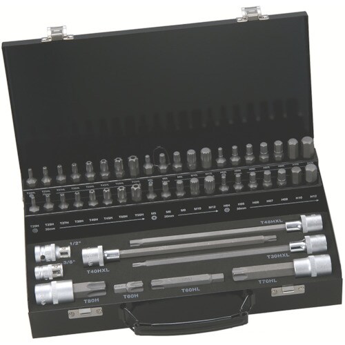 自動車向けソケットビット+ビットセット49本セット