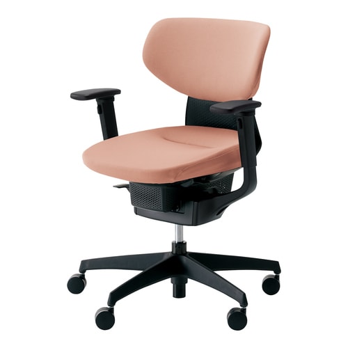 イング クッションラテラル可動肘本体黒灰桃 硬床用