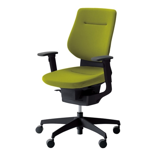 イング クッションバーチカル可動肘本体黒黄緑硬床用