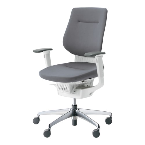 イング クッションバーチカル本体白銀脚薄灰 硬床用