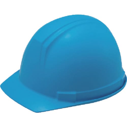 ABS製前ひさし型ヘルメット 青