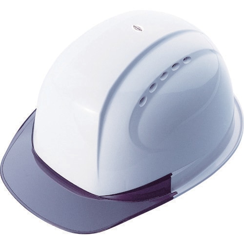 ひさし透明ヘルメット 白