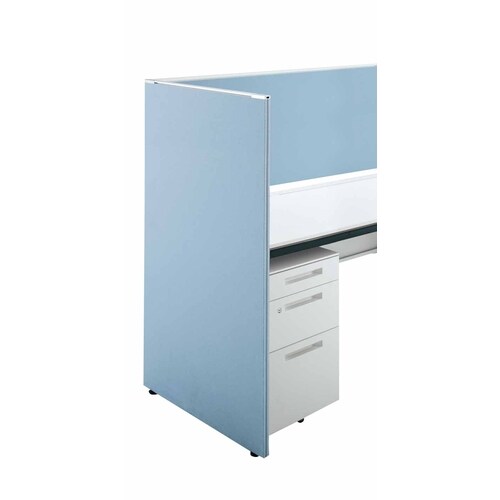 iSデスクエンドパネル1220×725ブルー