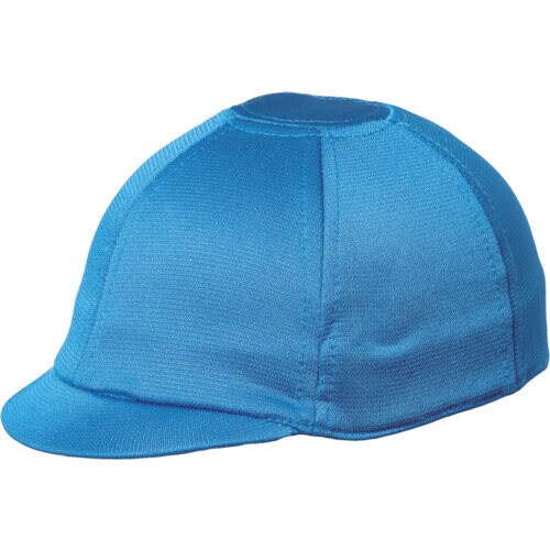 ヘルインナー(つば付・1枚入りブルー)