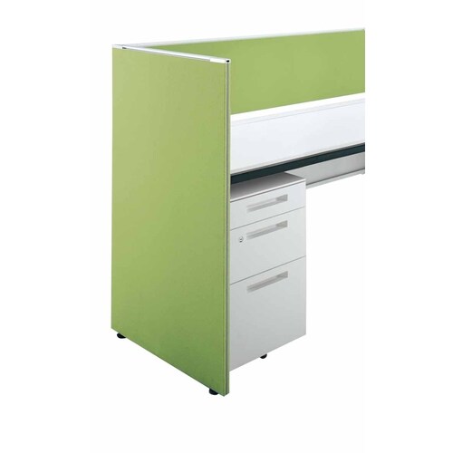 iSデスクエンドパネル1070×625グリーン