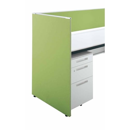 iSデスクエンドパネル1070×725グリーン