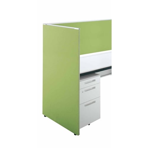 iSデスクエンドパネル1220×725グリーン