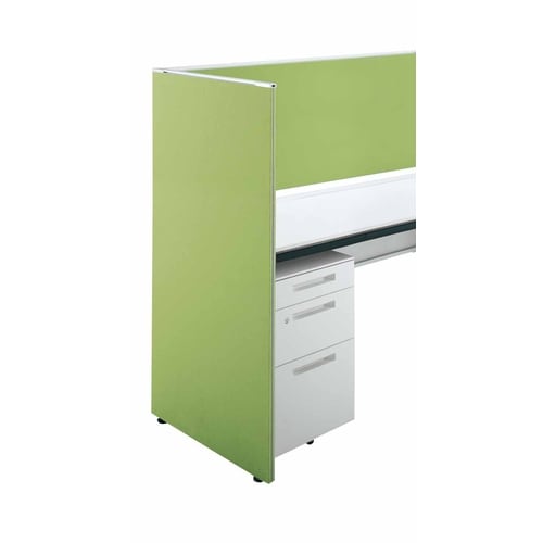 iSデスクエンドパネル1220×625グリーン